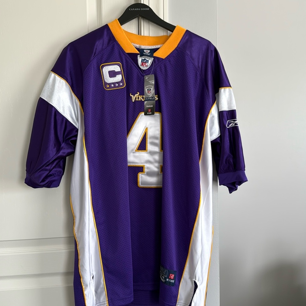 NWT size 54 Vikings Brett Favre Jersey Reebok
